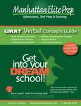 Manhattan Elite Prep GMAT Verbal Concepts Guide