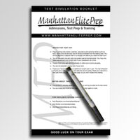 Manhattan Elite Prep Erasable Notepad and Scratchpad