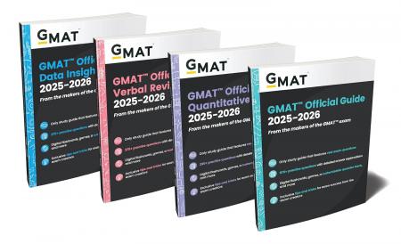The entire set includes the main Official Guide, the Quantitative Review, the Verbal Review and the Data Insights Review books.